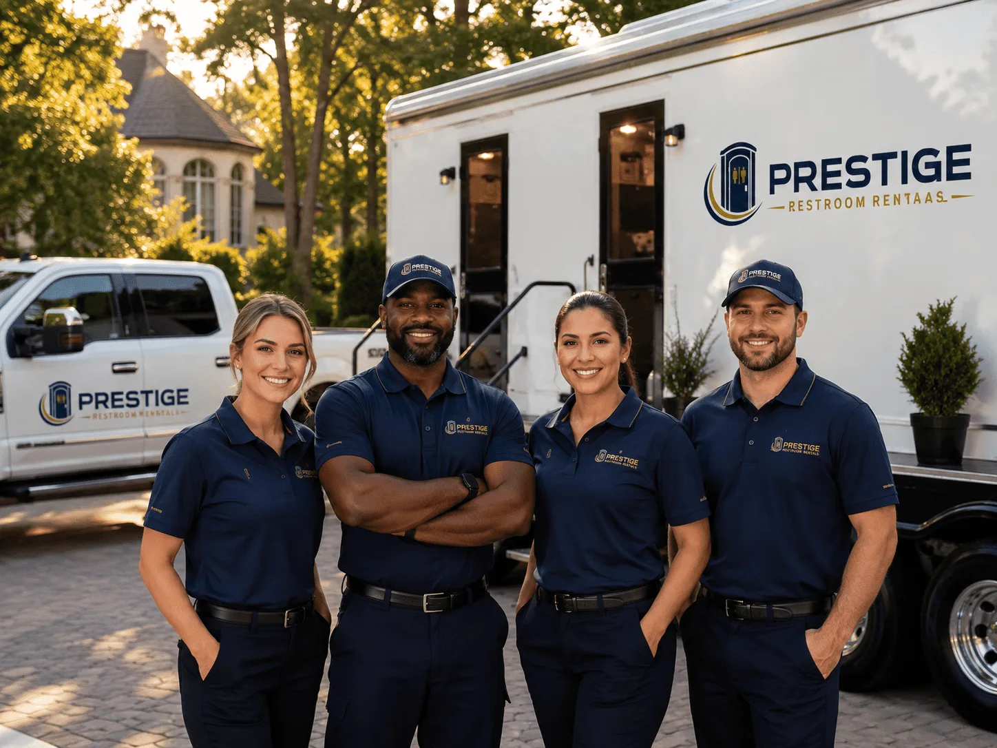 Trusted Luxury Portable Restrooms company in Roanoke, TX